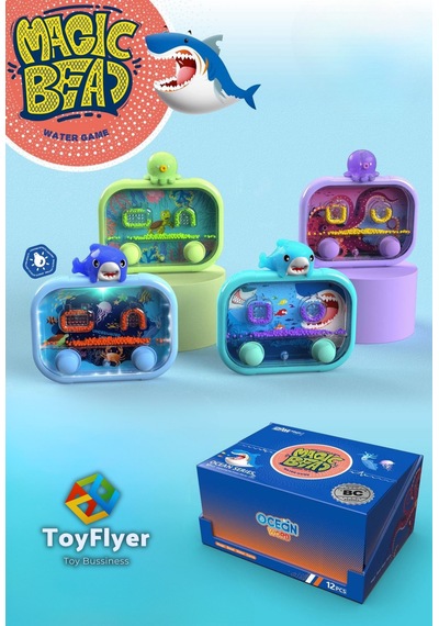 Su Oyunu Water Game Çocuklar İçin Eğlenceli Halka Geçirme Işıklı Shark Ve Ahtapot