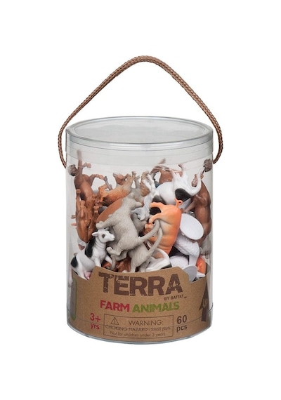 Terra 60 Parça Küçük Oyun Seti - Çiftlik