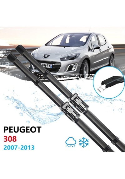 Peugeot 308 Ön Cam Muz Silecek Takımı 2007-2013