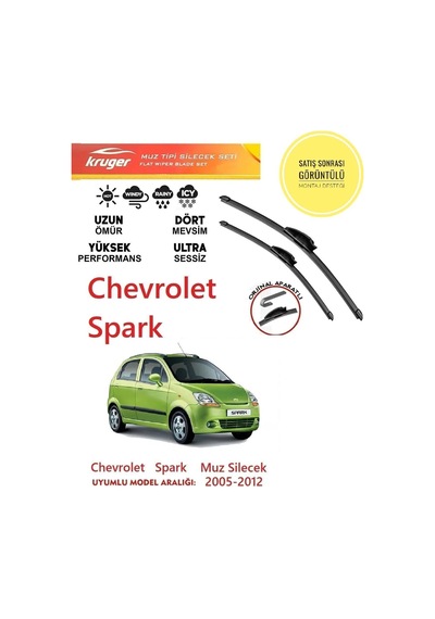 Chewrolet Spark 2005-2012 Arası Silecek Silgi Silgeç Silgeç Silgi Takımı Araca Özel Aparat