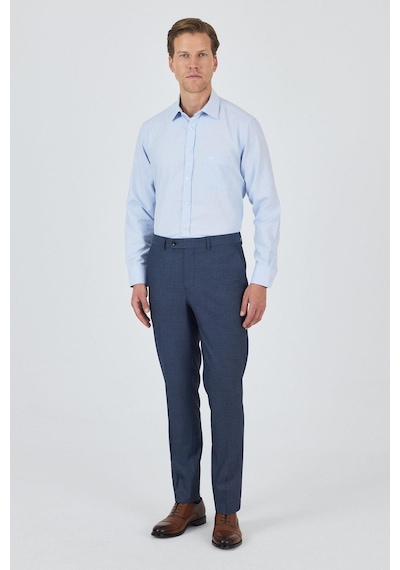 İmza Lacivert Esnek Yandan Cepli Comfort Fit Classic Pantolon 1003250154 Lacivert