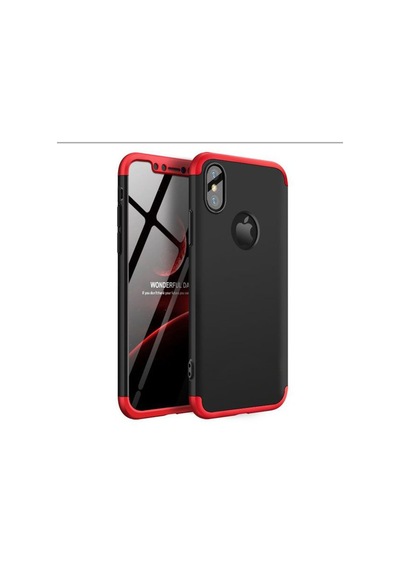 Apple Uyumlu iPhone X Xs Kılıf 3 Parçalı 360 Tam Korumalı Gkk Kapak