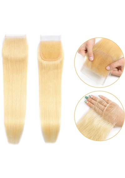Peruk Tepesi Platin Renk Closure 14inch - Zmff-713914 Çok Renkli
