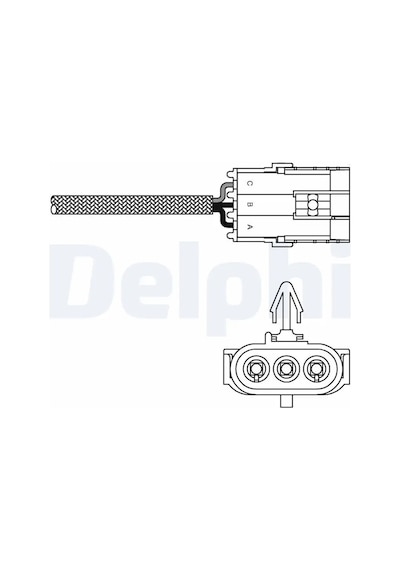 Renault Clio 1 Oksijen Sensoru 1.4 1996-1998 Delphı Es1097012b1
