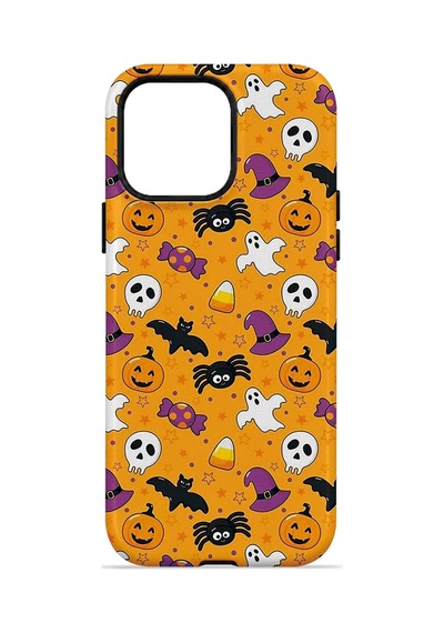 Velvoria Valestra Pumpkin Toss Apple iPhone Uyumlu 14 Pro Max Darbe Korumalı Kılıf Valestra Select - Pumpkin Toss