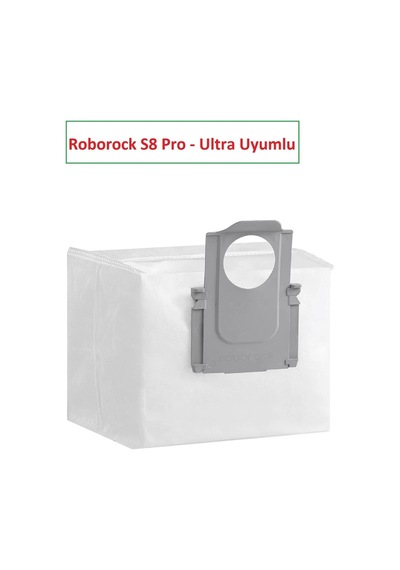 Roborock Uyumlu S8 Pro S8 Plus Ve Maxv Ultra Uyumlu Toz Torbası - 6 Adet