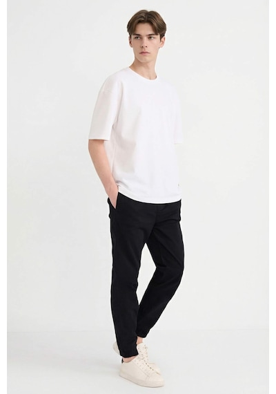 Defacto Jogger Fit Beli Bağcıklı Üç Cepli Pantolon F4680ax25aubk81 Siyah