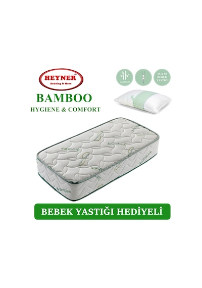 60 x 110 Heyner Ortopedik Yaylı Yatak 60*110 Ortopedik Yaylı Bebek Yatağı