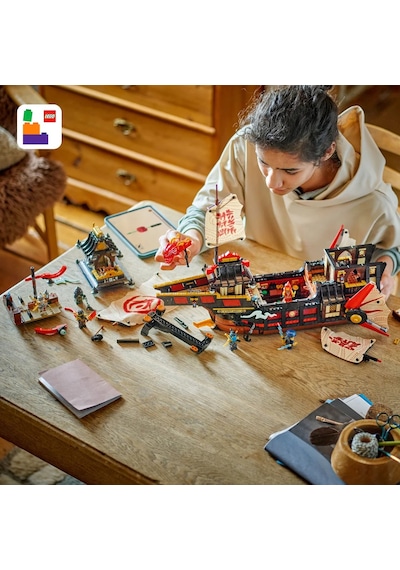 LEGO® NINJAGO® Tapınak Ödülü 71848 - 14 Yaş ve Üzeri için Cole Dahil 6 Minifigür İçeren Yaratıcı Oyuncak Yapım Seti (2387 Parça)