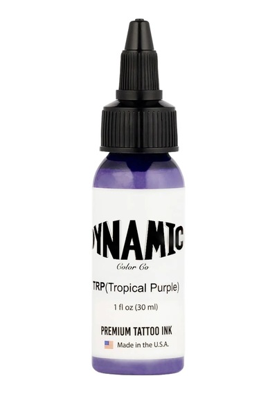 Dynamic Tropical Purple Dövme Boyası 30ml Canlı Tropikal Mor, Premium Tattoo Ink