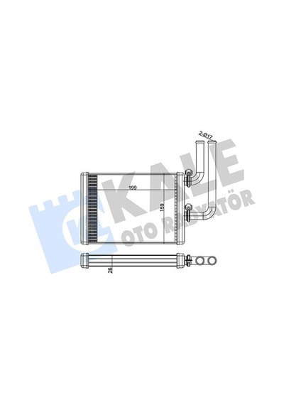 Kale Kalorıfer Radyatoru Mıtsubıshı Lancer Outlander 03-08 Klr-347360