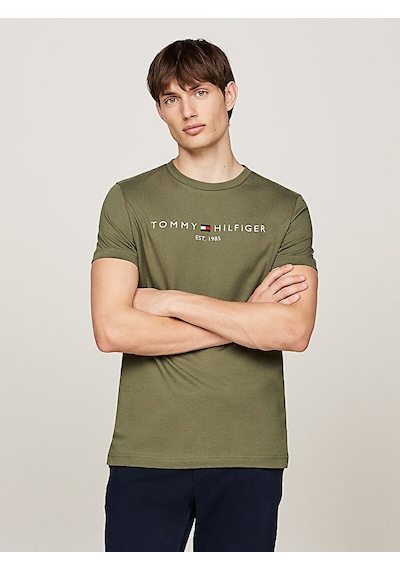 Tommy Hilfiger Erkek Marka Logolu Organik Pamuklu Günlük Kullanıma Uygun Yeşil T-shirt Mw0mw11797 Plı Tommy Hilfiger Erkek Marka Logolu Organik Pamuklu Günlük Kullanıma Uygun Yeşil T-shirt Mw0mw11797 Plı