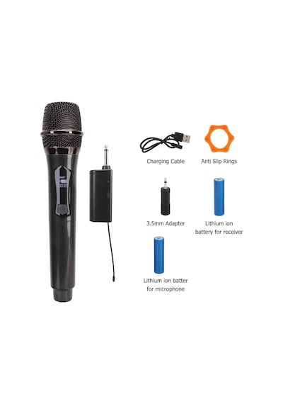 Kablosuz Karaoke Mikrofonu 6.35mm Amfi Hoparlör İçin Ve Sahne Performansı Çok Amaçlı Aktivitele Standart