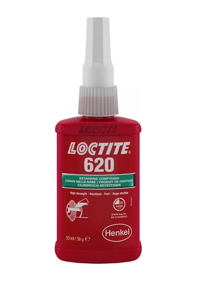 Loctite 620 Yüksek Sıcaklığa Dayanıklı Sıkı Geçme Bileşeni 50 Gr/ml