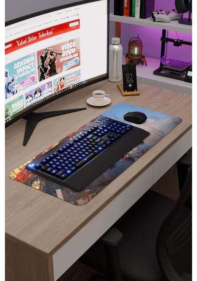 Chiori Genshin Impact Anime Gacha V5 - 70x30 Xl Gaming Mouse Pad Fare Altlığı
