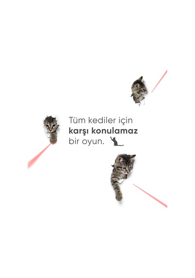 Şımart Akıllı Kedi Oyuncağı, Otomatik Lazer Ve Bluetooth Kontrollü
