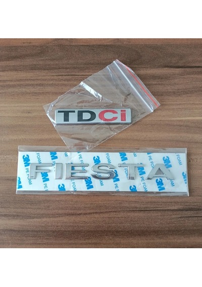 Ford "fiesta Ve Tdci" Bagaj Yazısı 2'li Yazı Ford "fiesta Ve Tdci