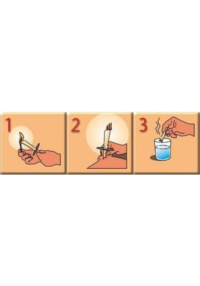 Vakumlu Ear Candle Doğal Kulak Temizleme Mumu Çubuğu x 5