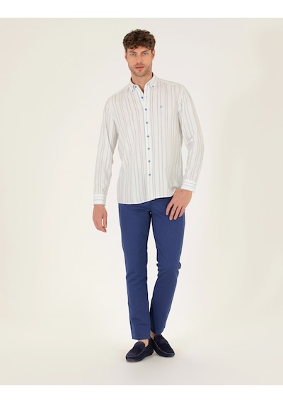 Pierre Cardin Erkek İndigo Pantolon Kanvas-chino 50268095-vr028 İndigo