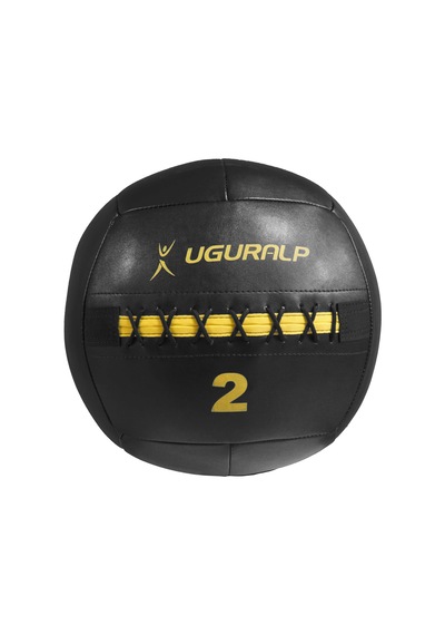 Uğuralp Deri Sağlık Topu 2Kg - Crossfit Model Medicine Ball
