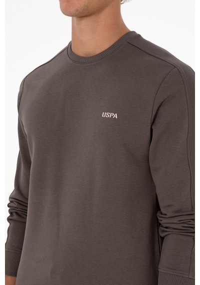 U.S. Polo Assn. Erkek Regular Fit Bisiklet Yaka Vizon Sweatshirt 50315598-VR052 U.S. Polo Assn. Erkek Regular Fit Bisiklet Yaka Vizon Sweatshirt 50315598-VR052