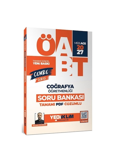 Yediiklim 2027 Öabt Meb-ags Coğrafya Öğretmenliği Soru Bankası Çözümlü Cemre Serisi - Ramazan Kocakaya