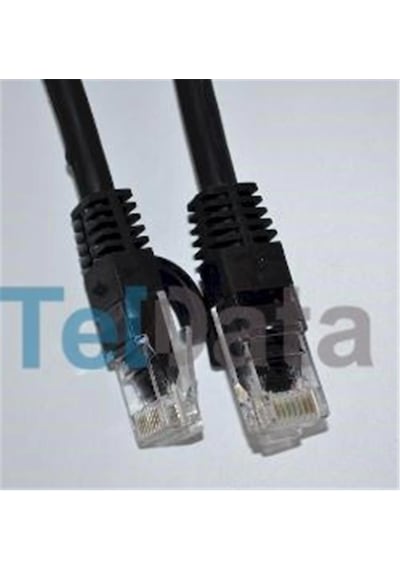Teldata Tld-200s Cat6 2mt Siyah Utp Patch Kablo