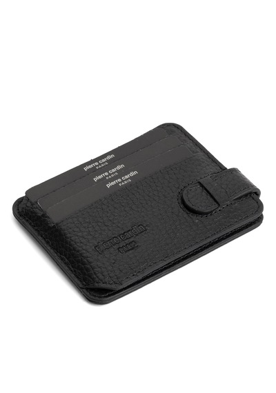 Pierre Cardin Siyah Floater Unisex Deri Kartlık 0777s3l Siyah-floater