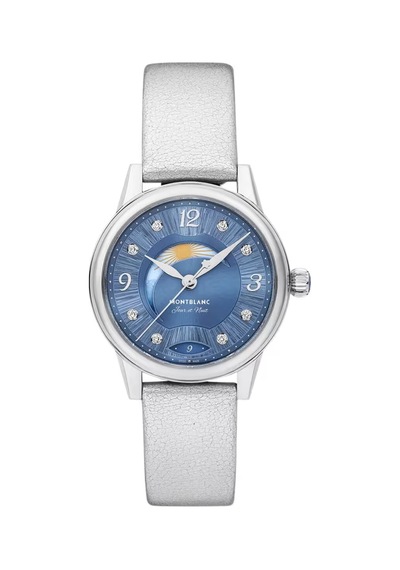 Montblanc Boheme Day & Night 30 Mm Otomatik Saat 133334 Mavi