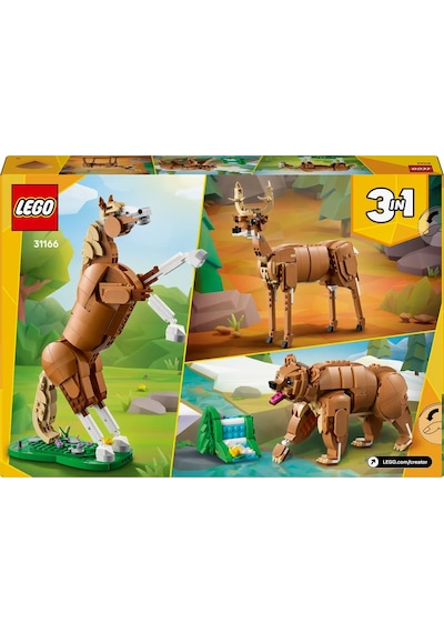LEGO® Creator 3'ü 1 Arada Güzel At 31166 - 9 Yaş ve Üzeri Çocuklar için Ayı veya Geyik Olarak da İnşa Edilebilen Oyuncak Yapım Seti (685P)