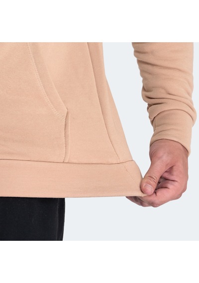 Slazenger KEANS IN Erkek Kapüşonlu Cepli Açık Kahve Sweatshirt