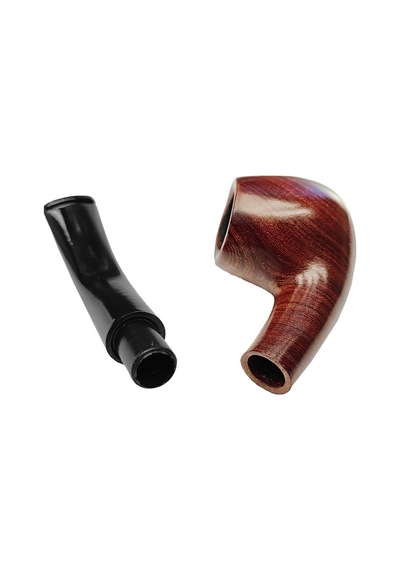 Falconetti 9 Mm. Kahverengi Sandalwood Eğimli Sap Ahşap Pipo Rd35