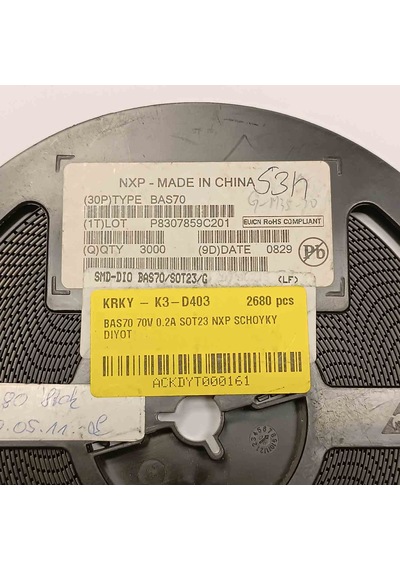 Bas70 70v 0.2a Sot23 Nxp Schoyky Diyot 350 Adet
