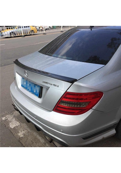 Mercedes C Serisi W204 Bagaj Üstü Piano Black Spoiler