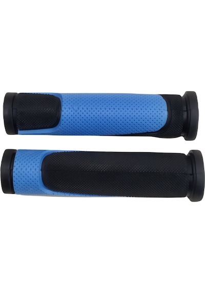KNT 2 Renkli Bisiklet Elciği Pvc Silikon Mavi Siyah Renk 125 mm Mavi - Siyah