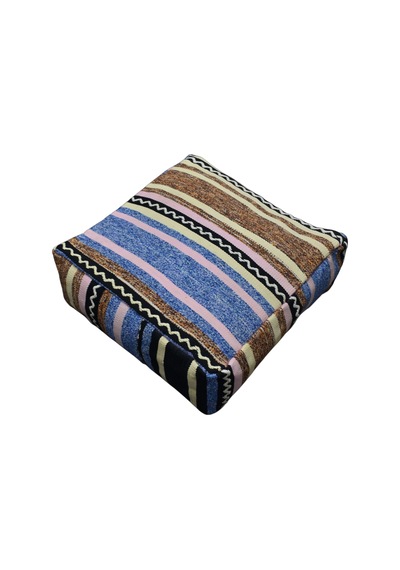 Zehra Abla Halı Yeni El Dokuma Dekoratif Puf Köşe Minderi Kırlent Kılıfı Kilim 6222
