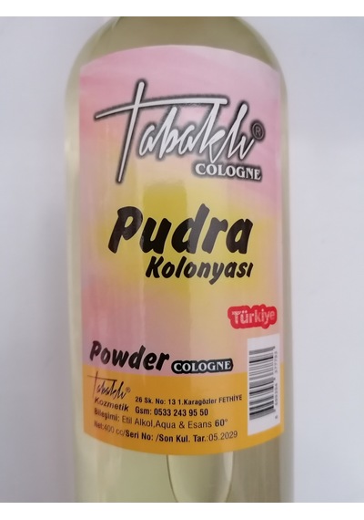 Tabaklı Pudra Kolonyası 400 ML
