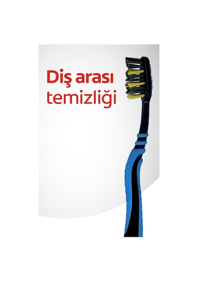 Colgate Zigzag Charcoal Diş Arası Temizliği Orta Diş Fırçası 2'li + Diş Fırçası Kabı