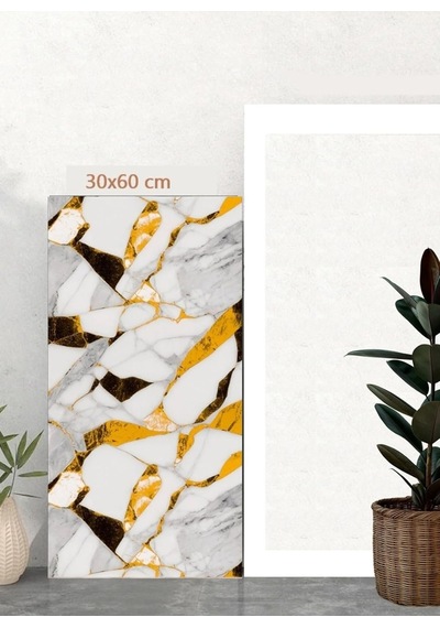 Tetik 10 Adet 60x30 Kendinden Yapışkanlı Pvc Duvar Paneli, Çok Renkli, 30 X 61