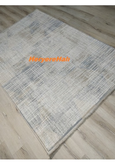 Modena Mdn 02 Cream Blue Şık Ve Modern Sıkı Dokuma Hav Toz Vermez