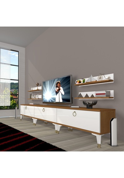 Decoraktiv Eko 270r Mdf Gold Tv Ünitesi Tv Sehpası