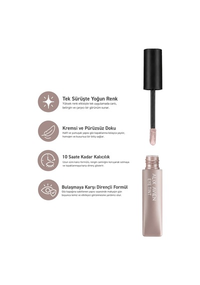 Uzun Süre Kalıcı Kremsi Likit Göz Farı - Eye Tint Creamy Sensation Eyeshadow 105 Hololila Pembe