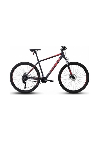 Carraro Force 770c Hd Fren Cues 18 Vites 27,5 Jant Dağ Bisikleti Mat Antrasit Kırmızı Gümüş 38 Kadro