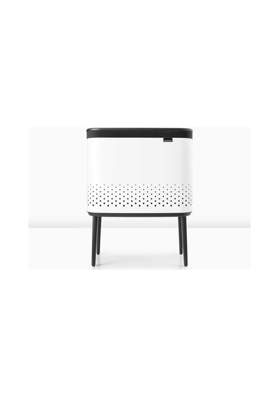 Brabantia Bo Beyaz Plastik Kapaklı Çamaşır Sepeti 60lt Beyaz