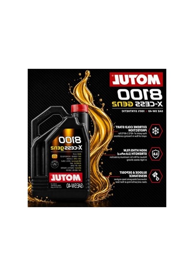 5 Lt 8100 X-cess Gen2 5w-40 Motor Yağı, Yüksek Koruma Sağlar