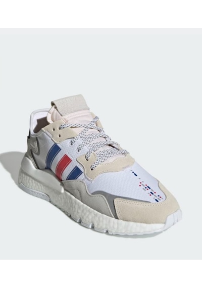 Adidas Eh1293 Nıte Jogger Erkek Spor Ayakkabı Beyaz - Gri - Kırmızı
