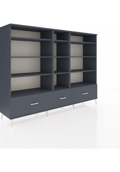 Hyperion Dolap 12 Raflı 3 Çekmeceli 220x44x163 Antrasit-antrasit Antrasit-antrasit Hyperion Dolap 12 Raflı 3 Çekmeceli 220x44x163 Antrasit-antrasit Antrasit-antrasit