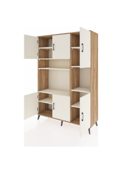 Hyperion Dolap 9 Raflı 6 Kapaklı 132x44x195 Çam-aytaşı/aytaşı Çam Hyperion Dolap 9 Raflı 6 Kapaklı 132x44x195 Çam-aytaşı/aytaşı Çam