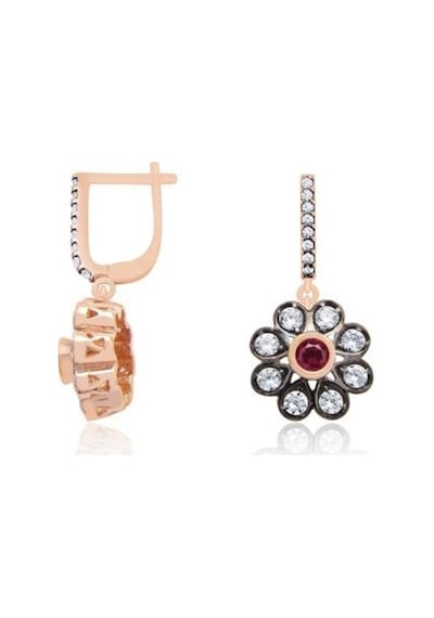 Gülaylar - Altın 14 Ayar Renkli Fantazi Küpe N11.12234