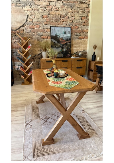 Ntconcept Arden Doğal Ahşap Yemek Masası 85x250